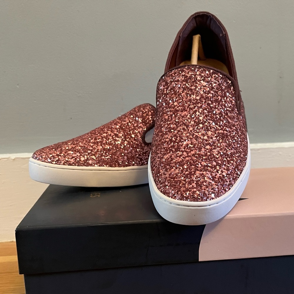 Birdies “The Swift” Rosé Sparkle Size 8.5